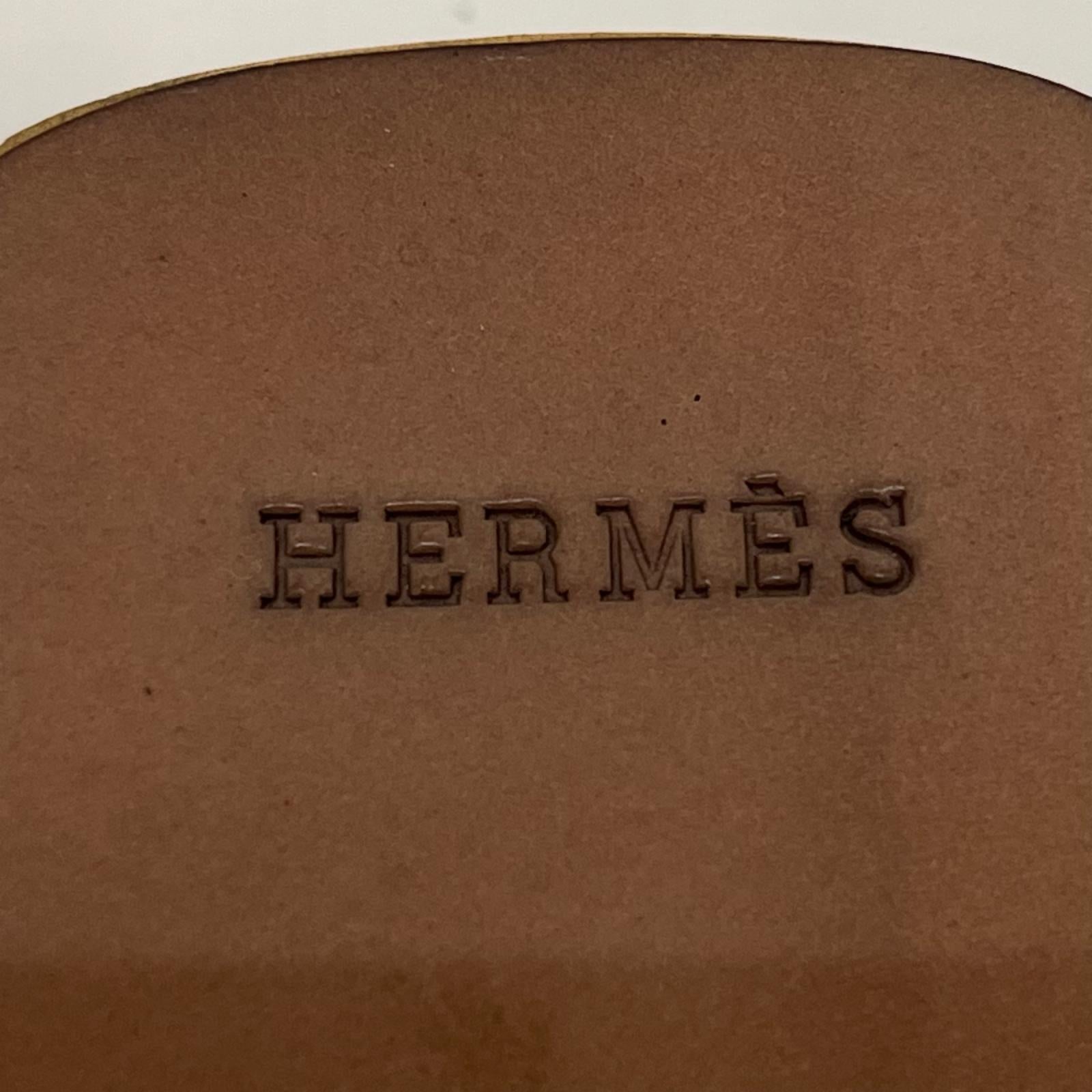 HERMES ケブラール ウッドソールサンダル
