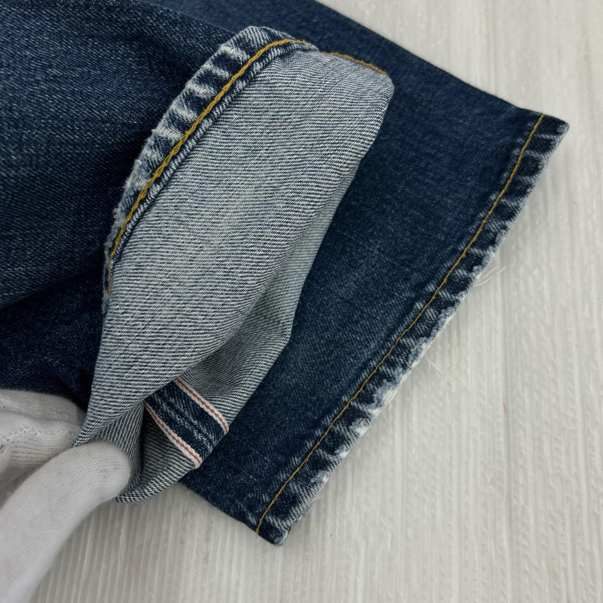 デニムパンツ USA製 ストレートデニムパンツ (28) ブルー