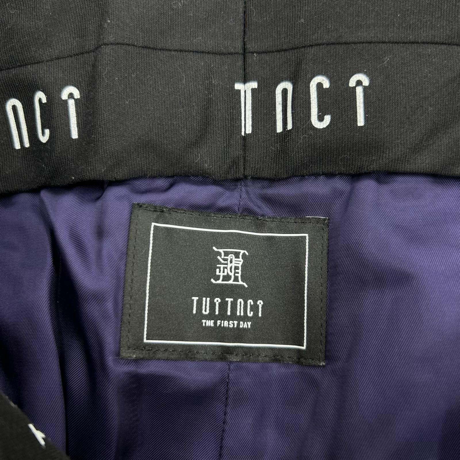 パンツ TUITACI リネン 2タック スラックス 2 黒 2 ブラック