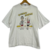 半袖Tシャツ 90s B&B パロディ キャラクター ホワイト