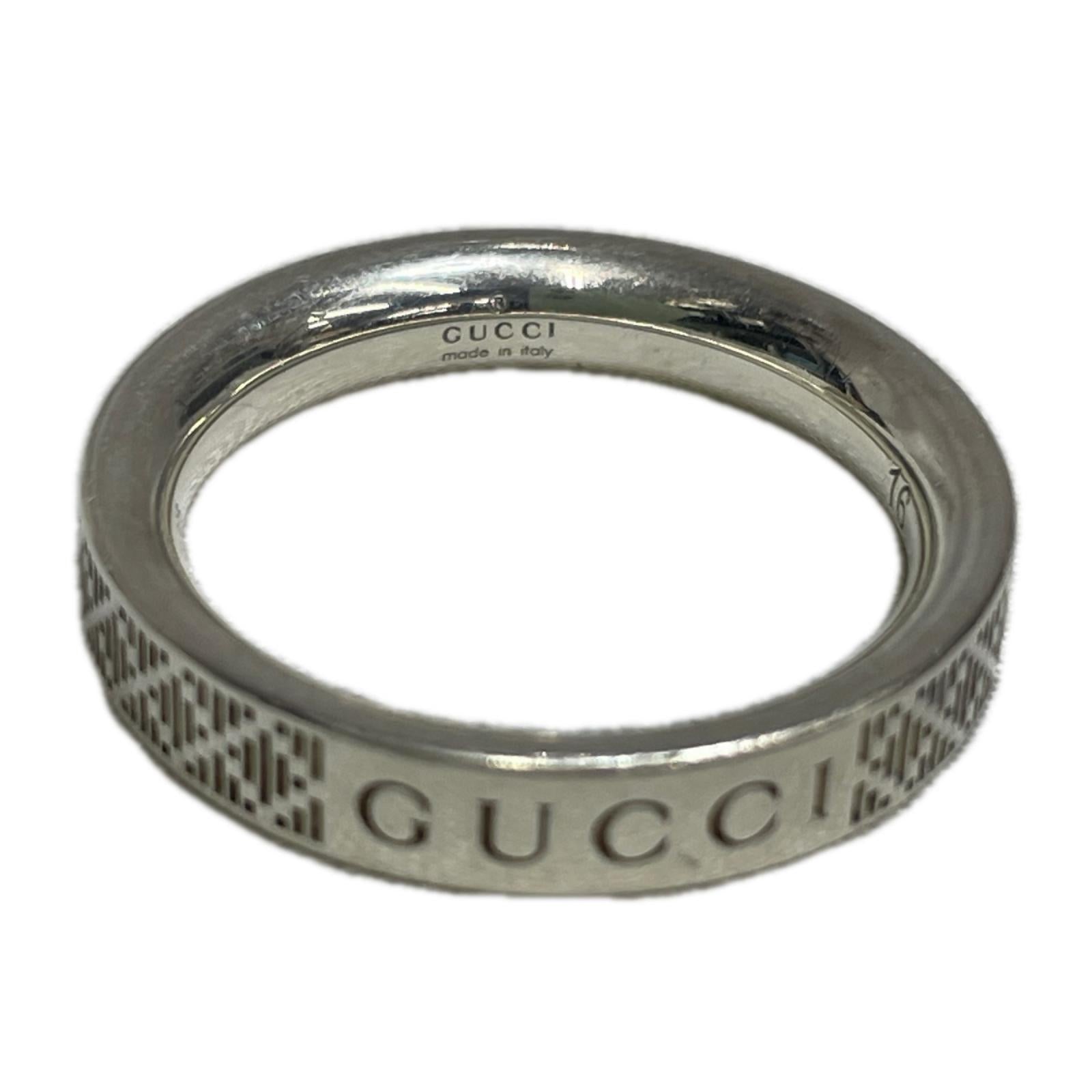 GUCCI/ディアマンテ スリム リング/925