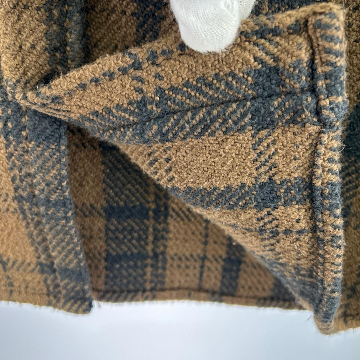 長袖シャツ HEAVY FLANNEL SHIRT 茶 (15) ブラウン