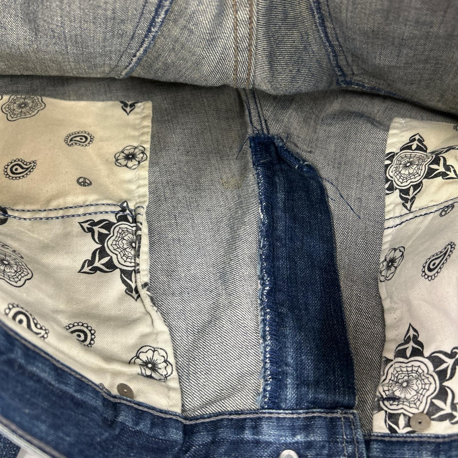 デニムパンツ WORK GEAR 32 ネイビー