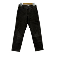 パンツ 田中オム 01aw コットンストレートパンツ 茶 S グレー