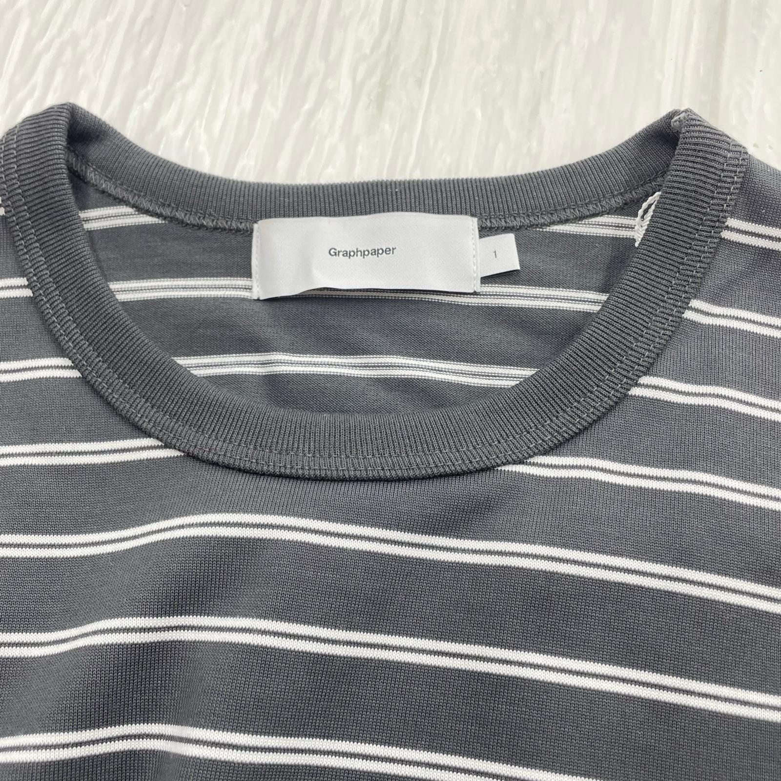 半袖Tシャツ ri Spun Border S/S Tee (1) 1 グレー