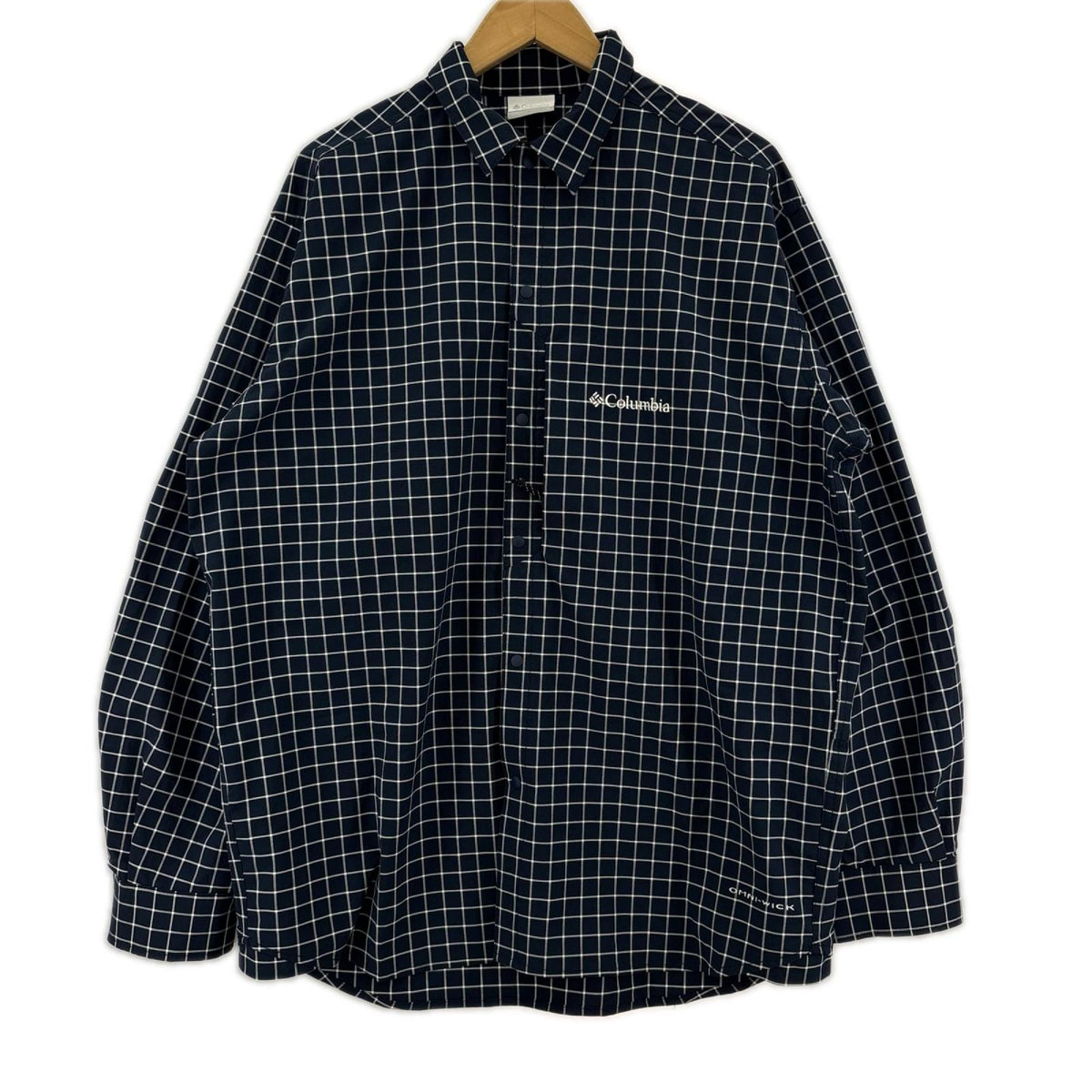 長袖シャツ ワンダーリッジチェックシャツ L ブルー L ブルー