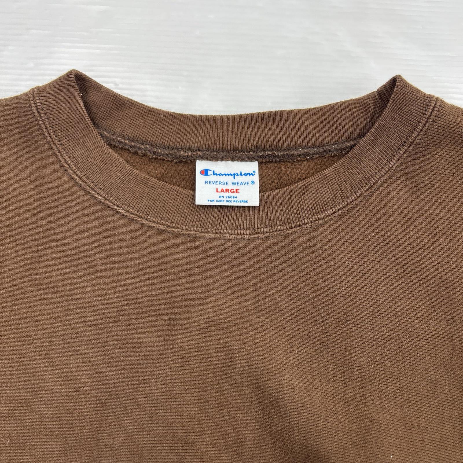 スウェット REVERSE WEAVE L BRW L ブラウン