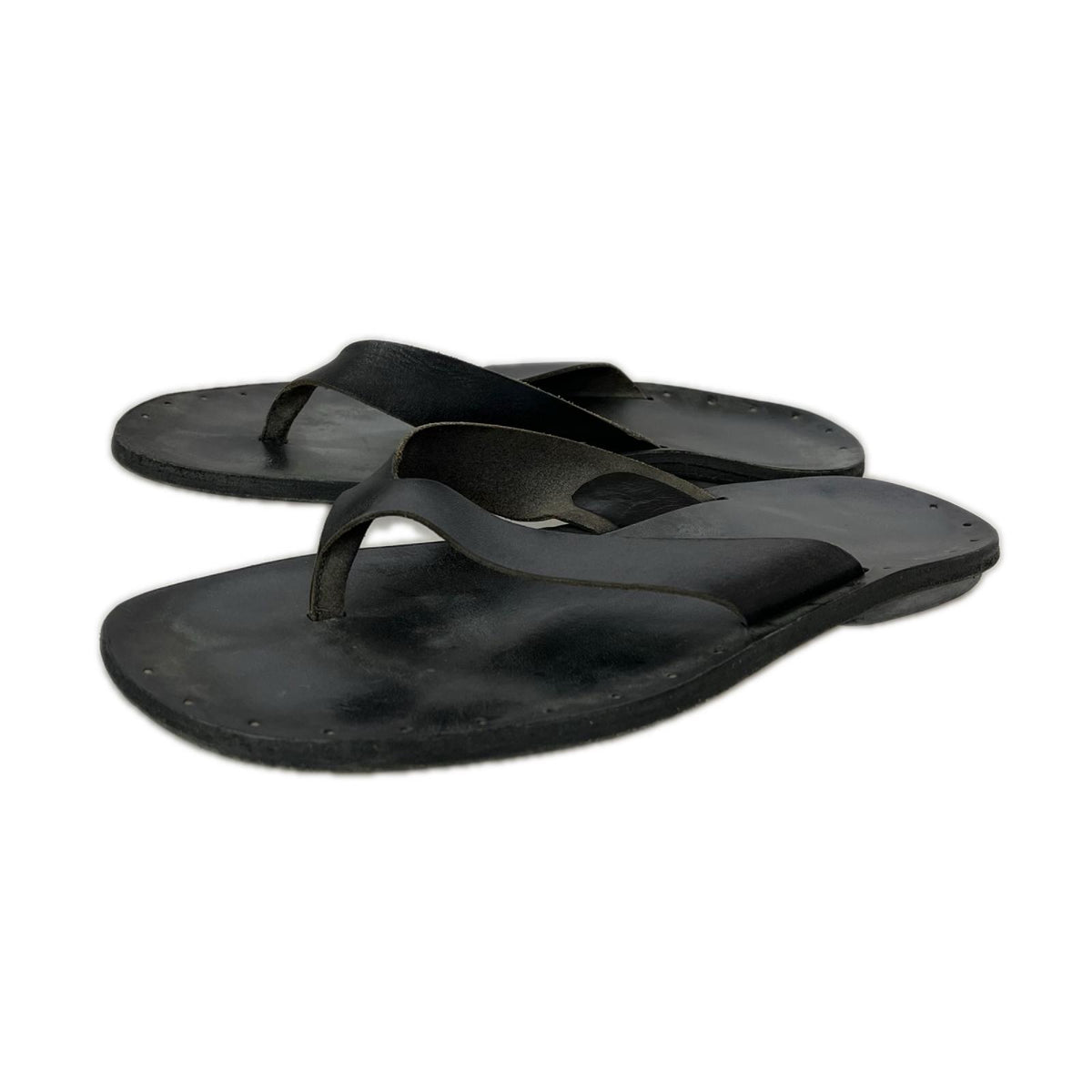サンダル Maison Martin Margiela 22 レザー 黒 42 ブラック