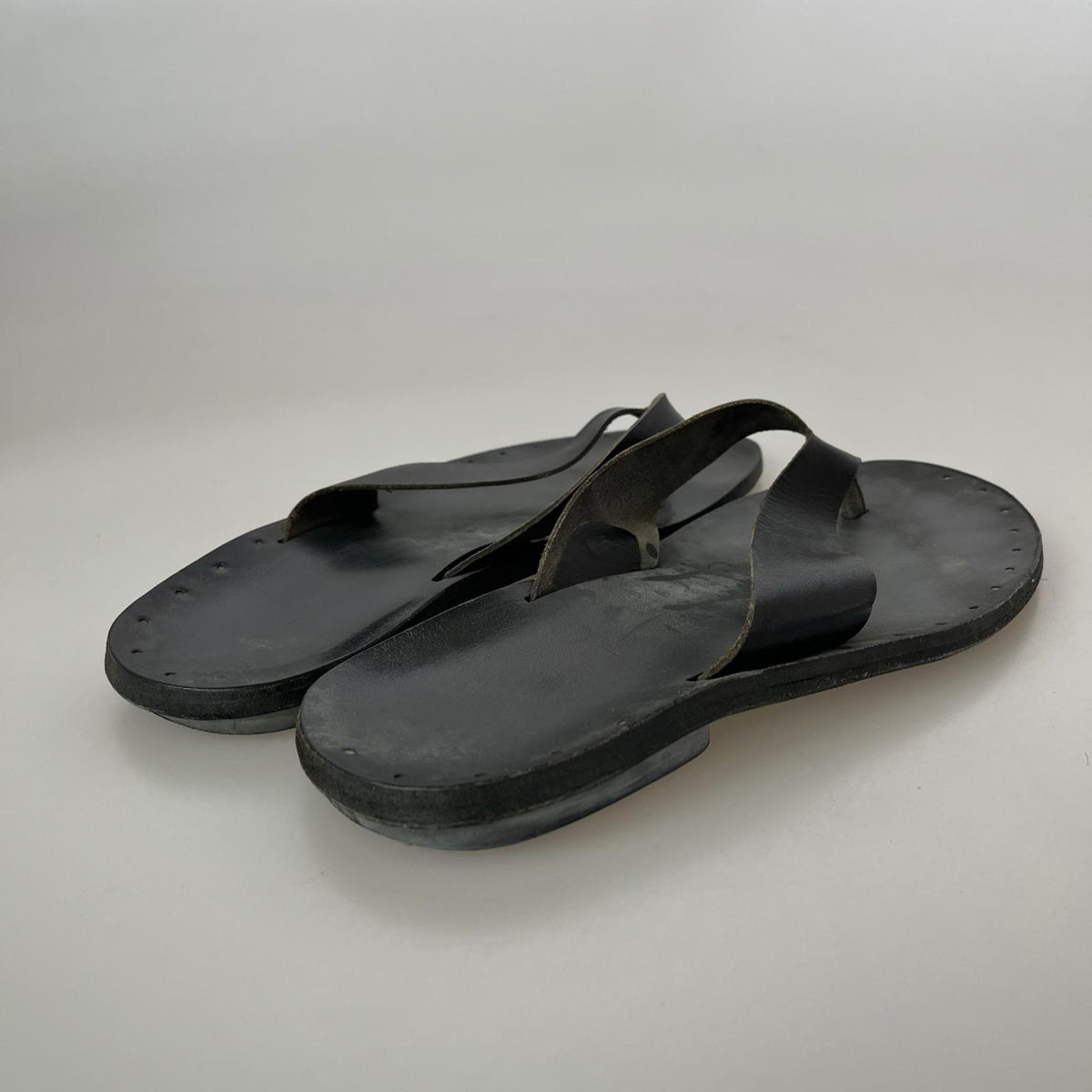 サンダル Maison Martin Margiela 22 レザー 黒 42 ブラック
