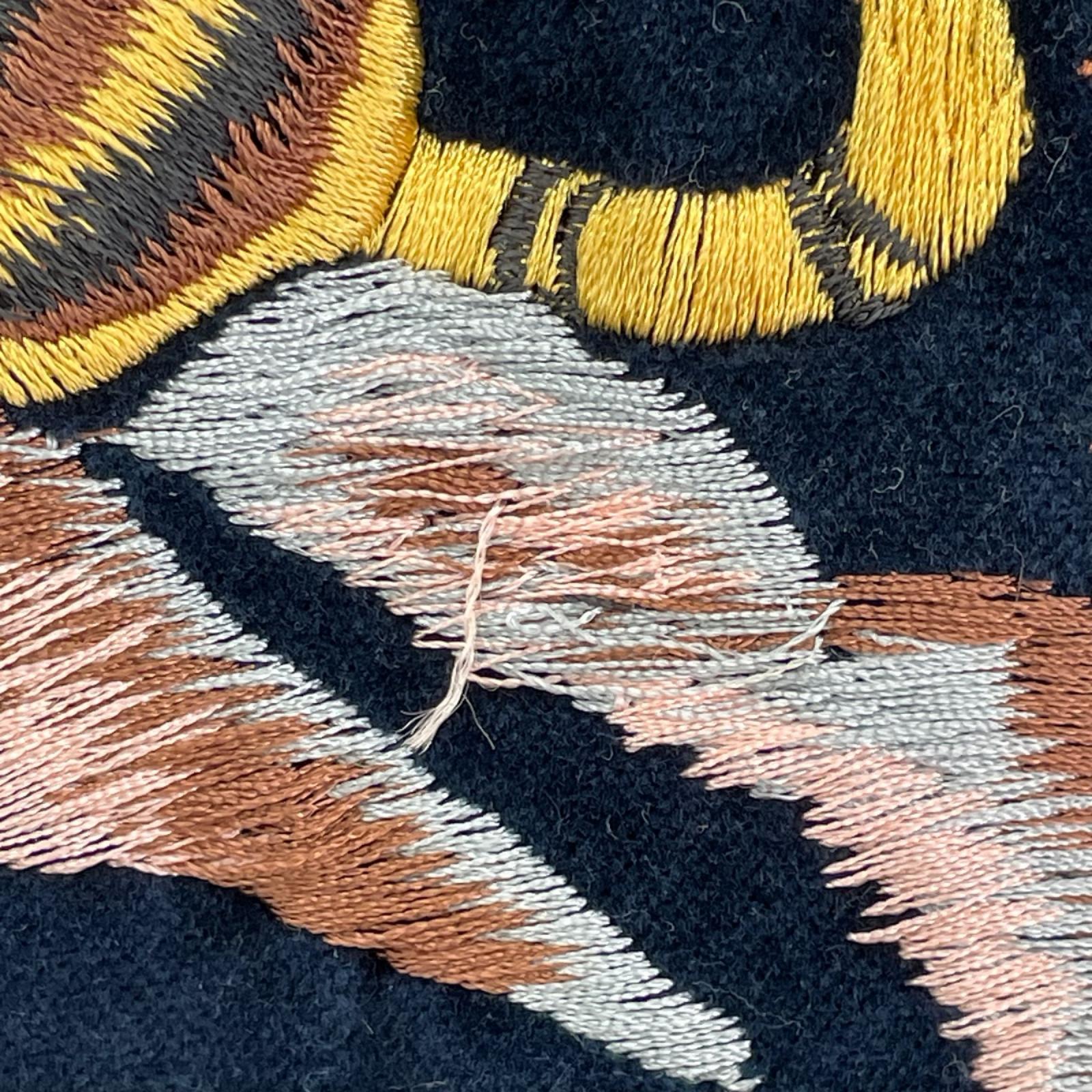 ジャケット OKINAWA/US MARINE CORPS 虎×鷹 別珍スカジャン L L