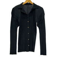 ジャケット ISSEY MIYAKE PP04-JK624 プリーツジャケット 4 ブラック