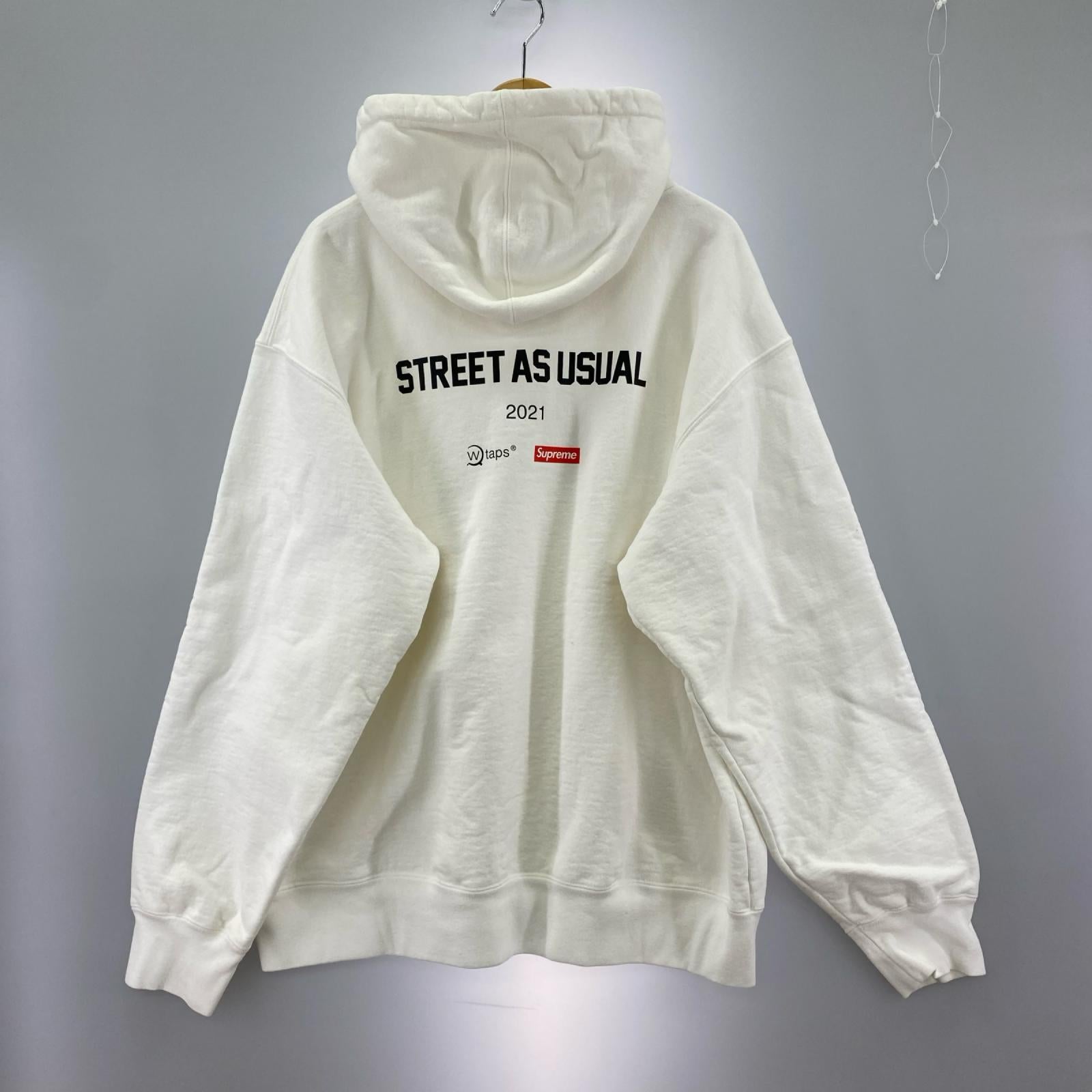 パーカー ×WTAPS 21FW Sic'em! Hooded Sweatshirt XL ホワイト
