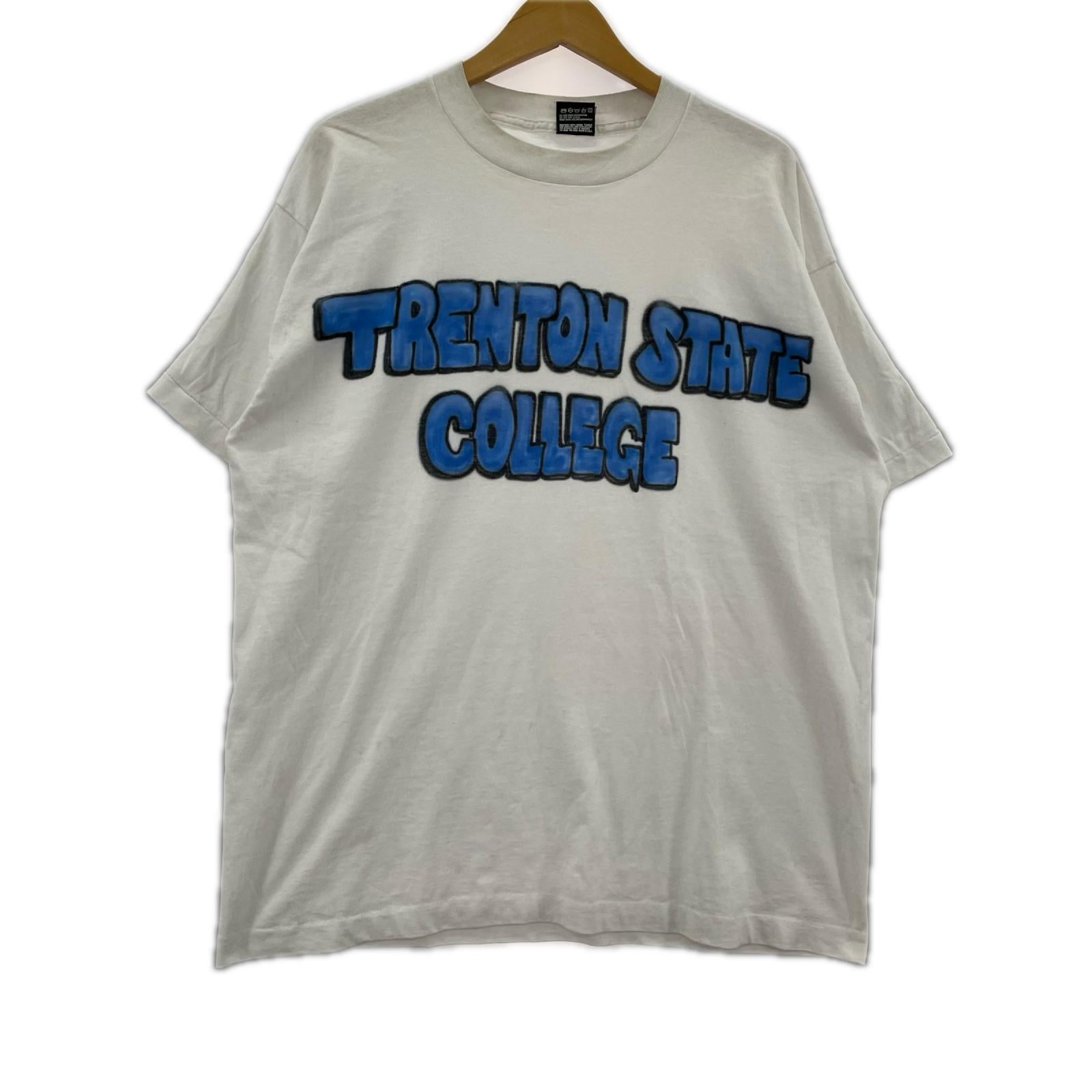半袖Tシャツ 90s スプレーアートTee USA製 XL WHT ホワイト