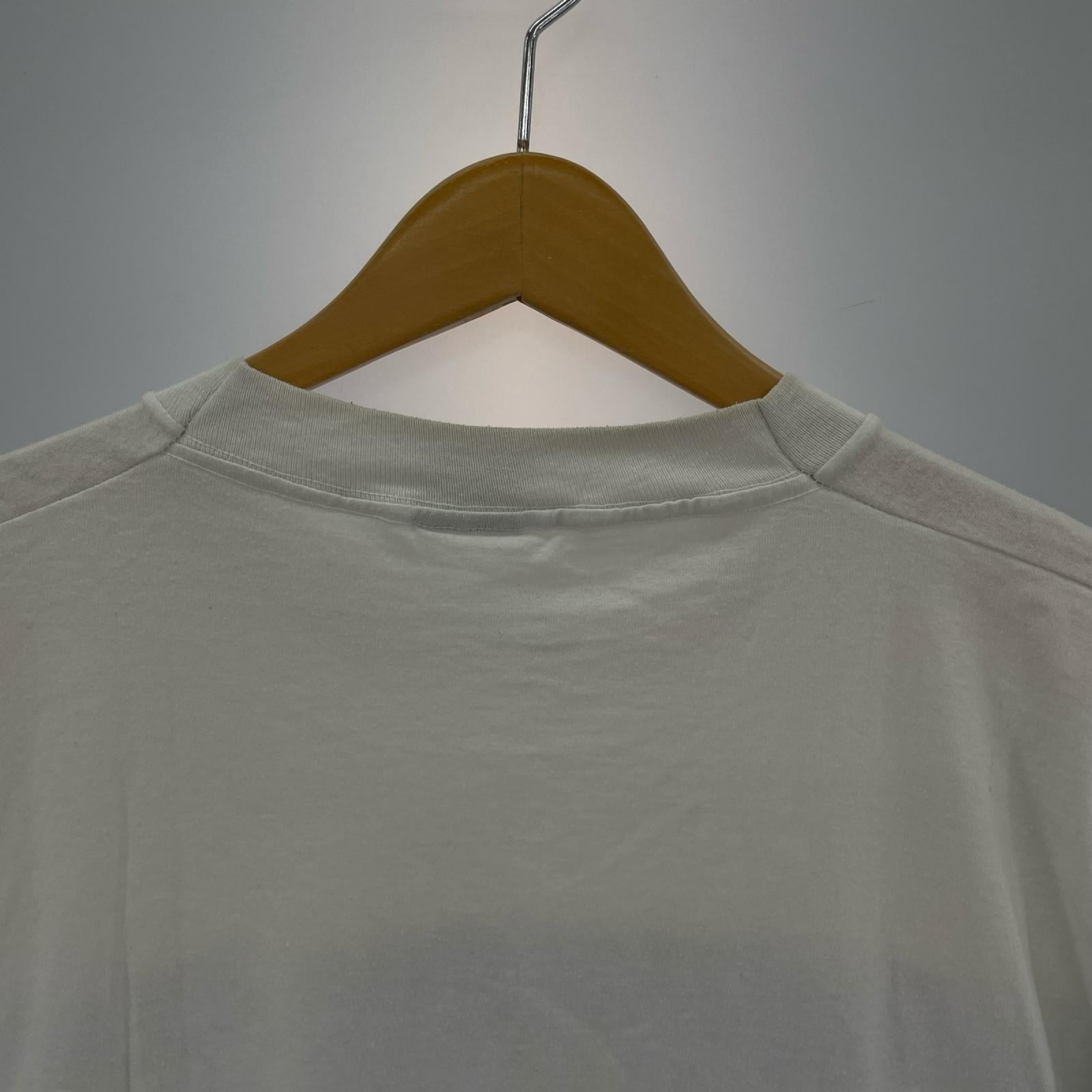 半袖Tシャツ 90s スプレーアートTee USA製 XL WHT ホワイト