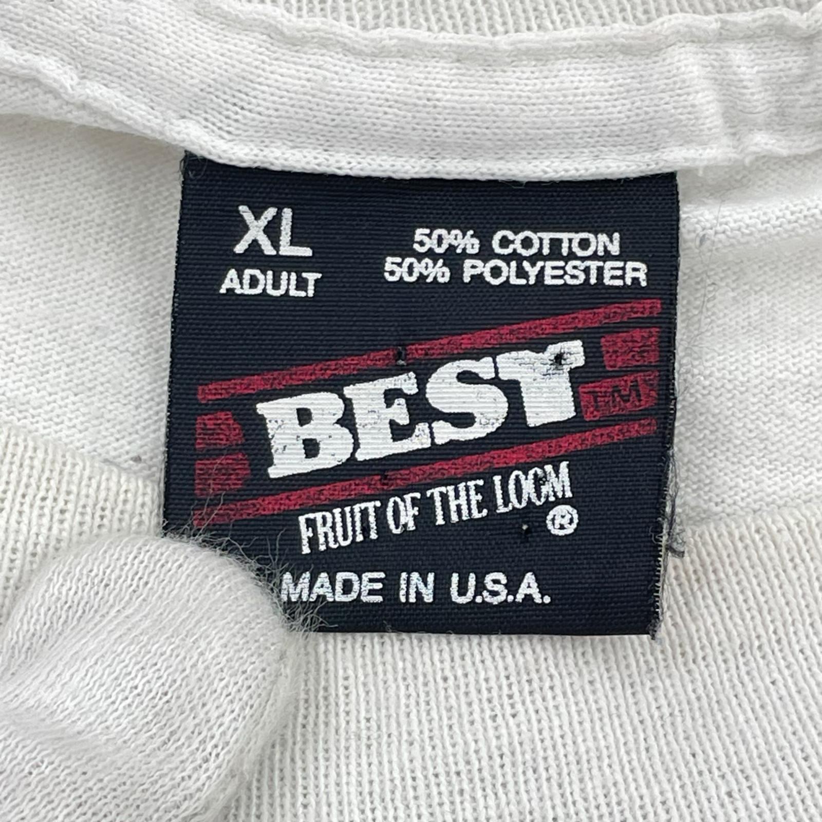 半袖Tシャツ 90s スプレーアートTee USA製 XL WHT ホワイト