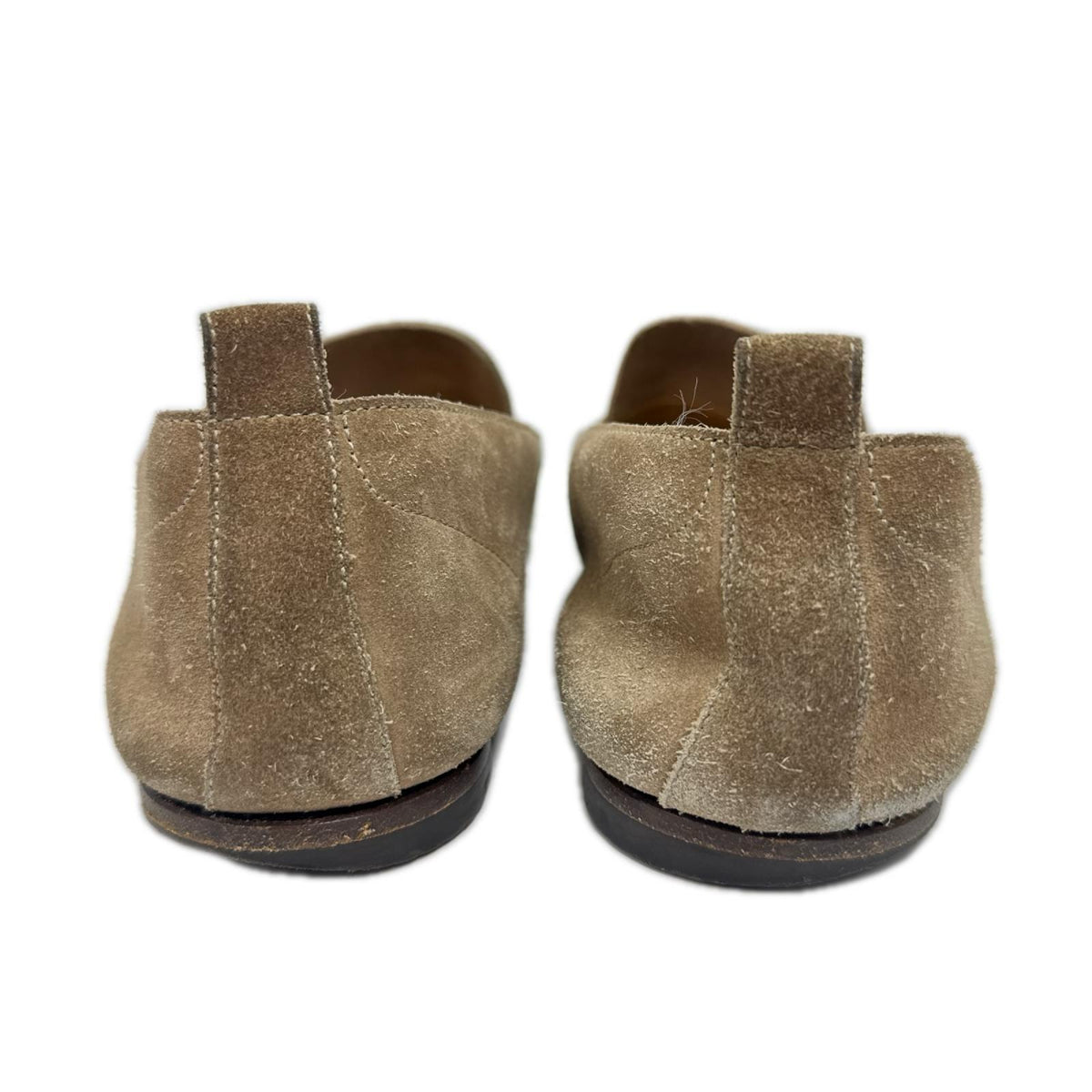 HERMES/スエードフラットパンプス/41/BEG