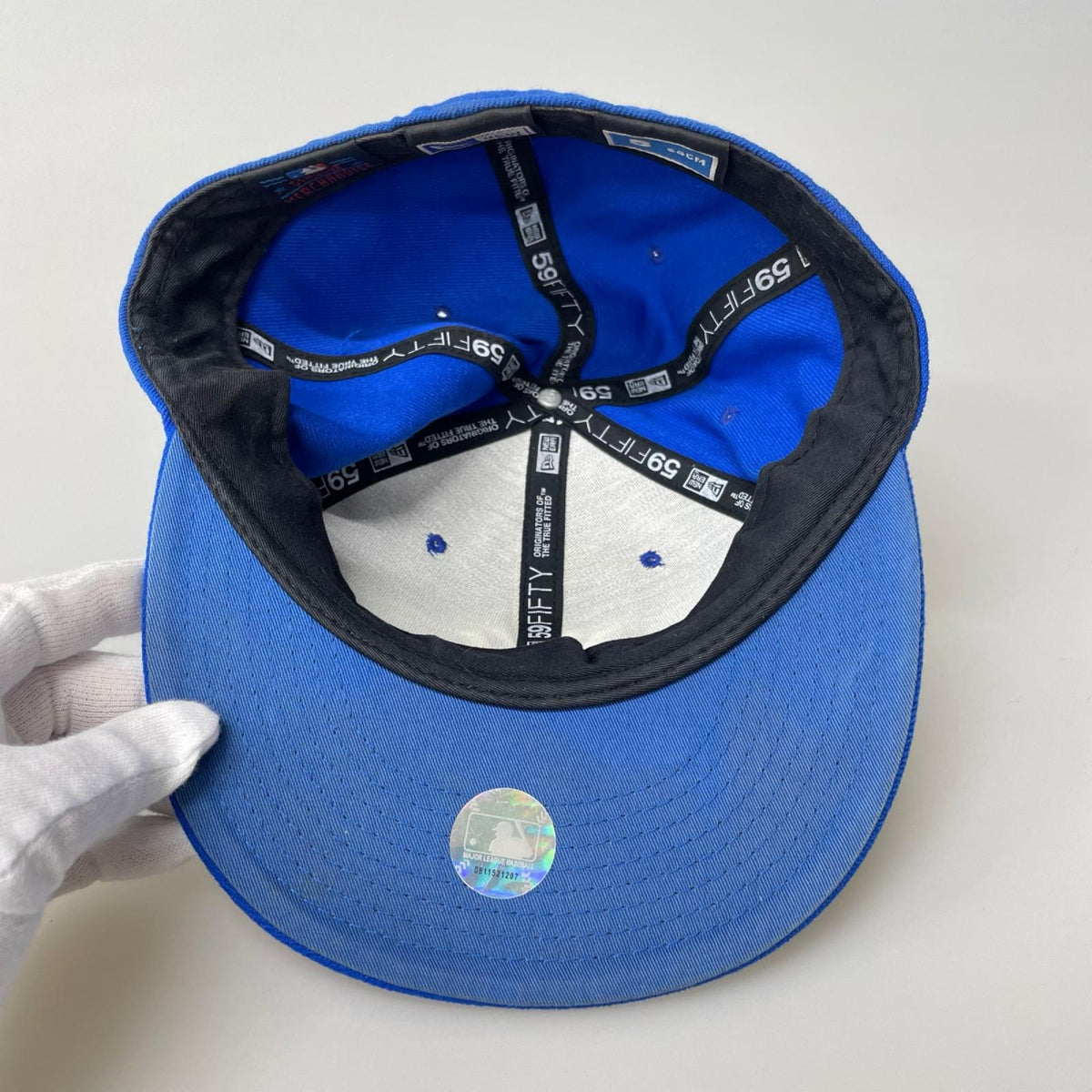 キャップ OLD NY 8 BLU ブルー
