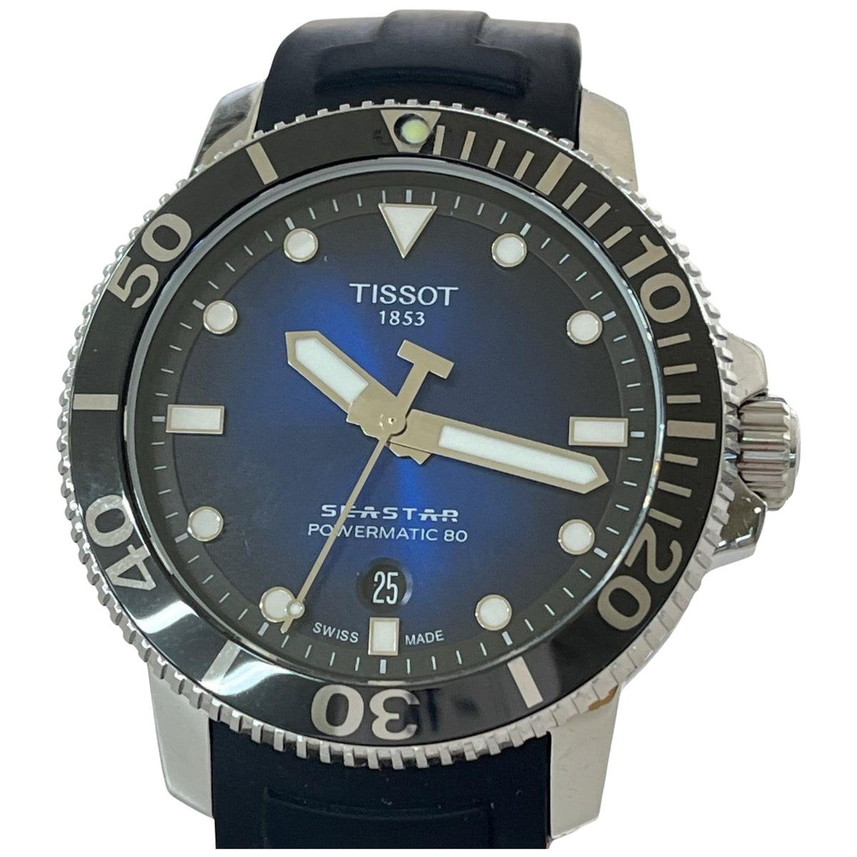 腕時計 TISSOT SEASTAR T120407A ブラック