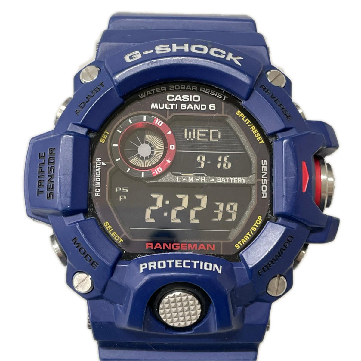 腕時計 GW-9400NVJ レンジマン ブルー