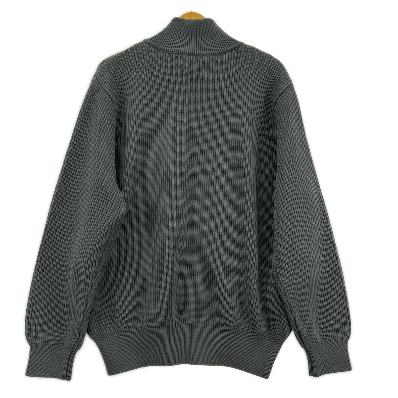 ジャケット Yonetomi EX FINE WOOL RIB KNIT BLOUSON 3 グレー