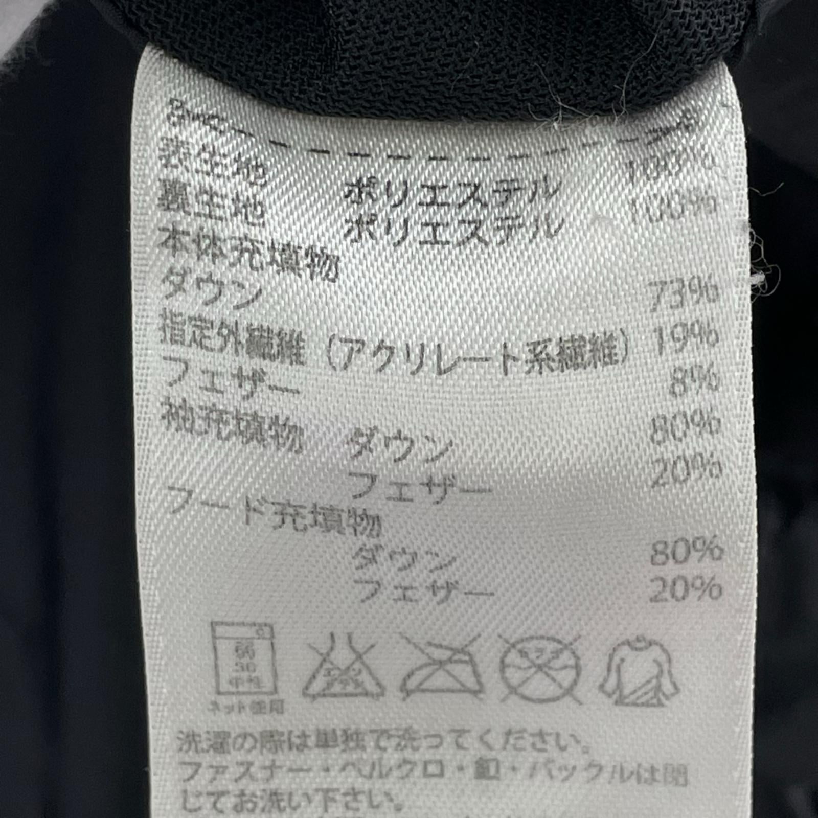 ダウンジャケット エッセンシャルズミッドウェイトダウン BLK M M ブラック