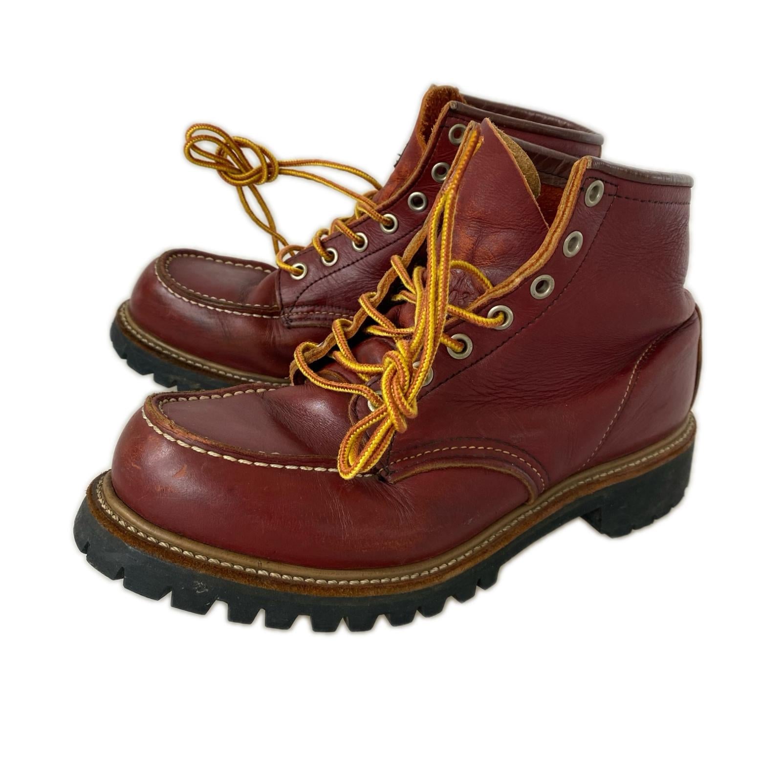 ブーツ アイリッシュセッター 半円犬タグ VIBRAMソール ブラウン