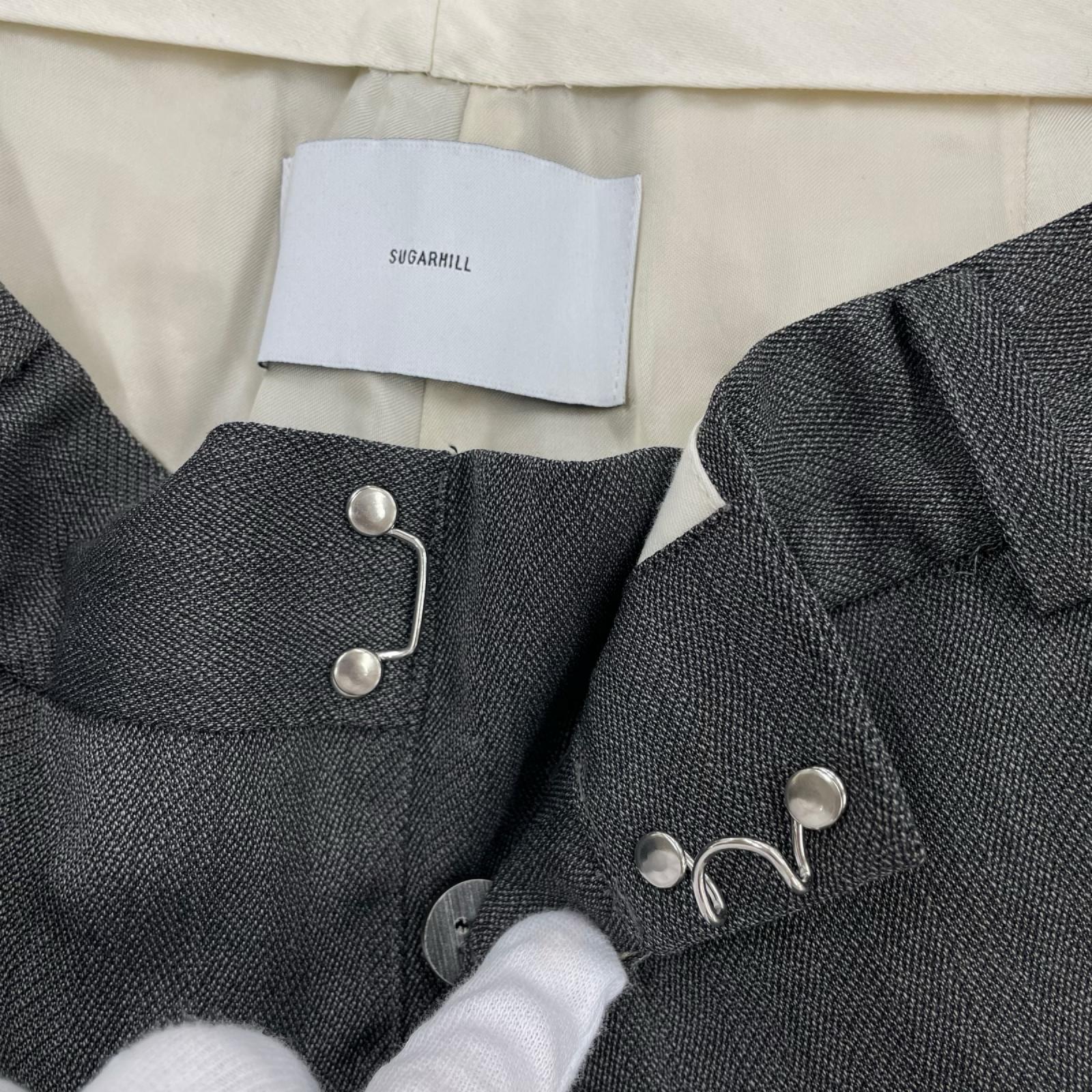 パンツ Raw Edge Liner Tailored Slim Trousers 3 グレー