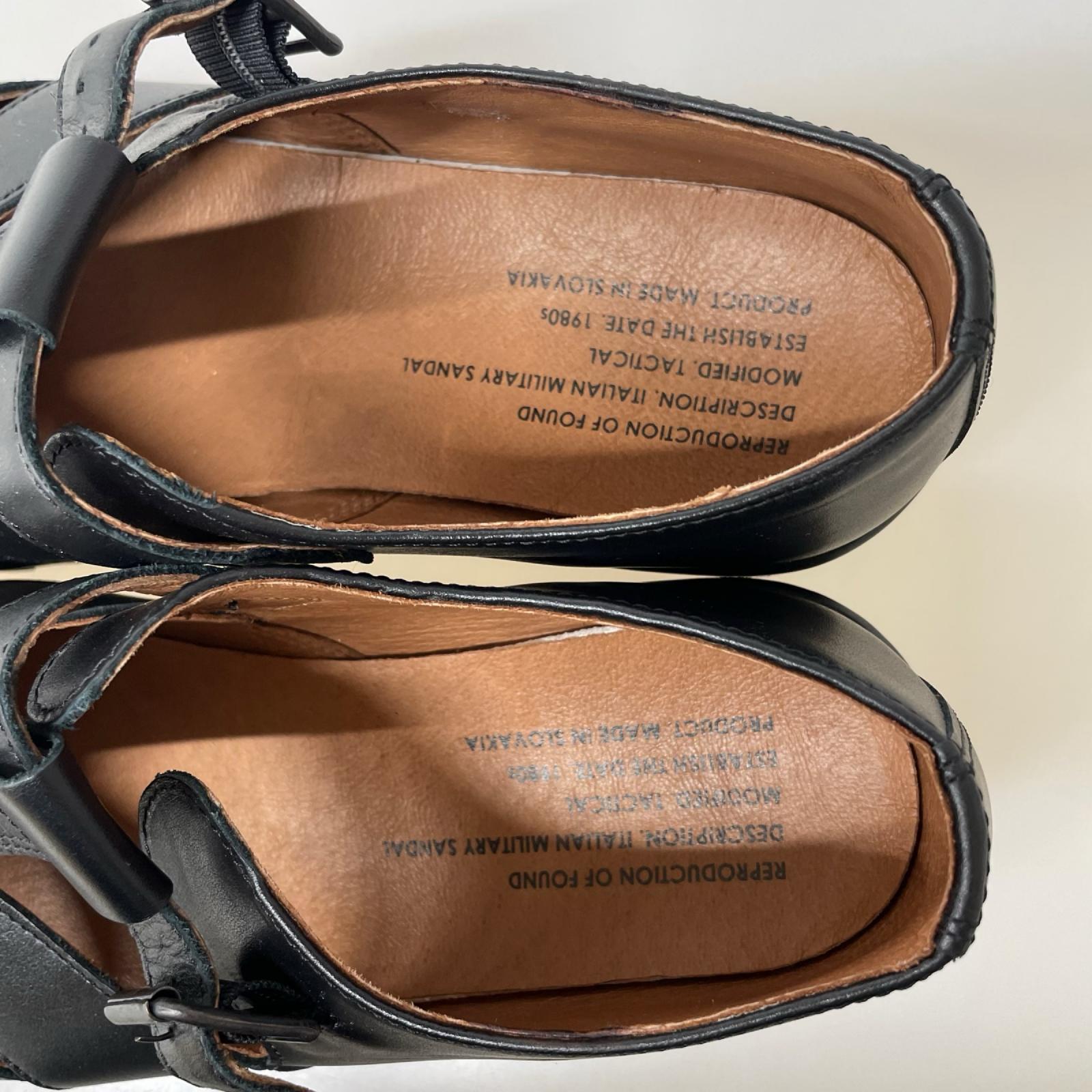 サンダル ITALIAN MILITARY SANDAL 27cm (US9 UK8 1/2 EU44) ブラック
