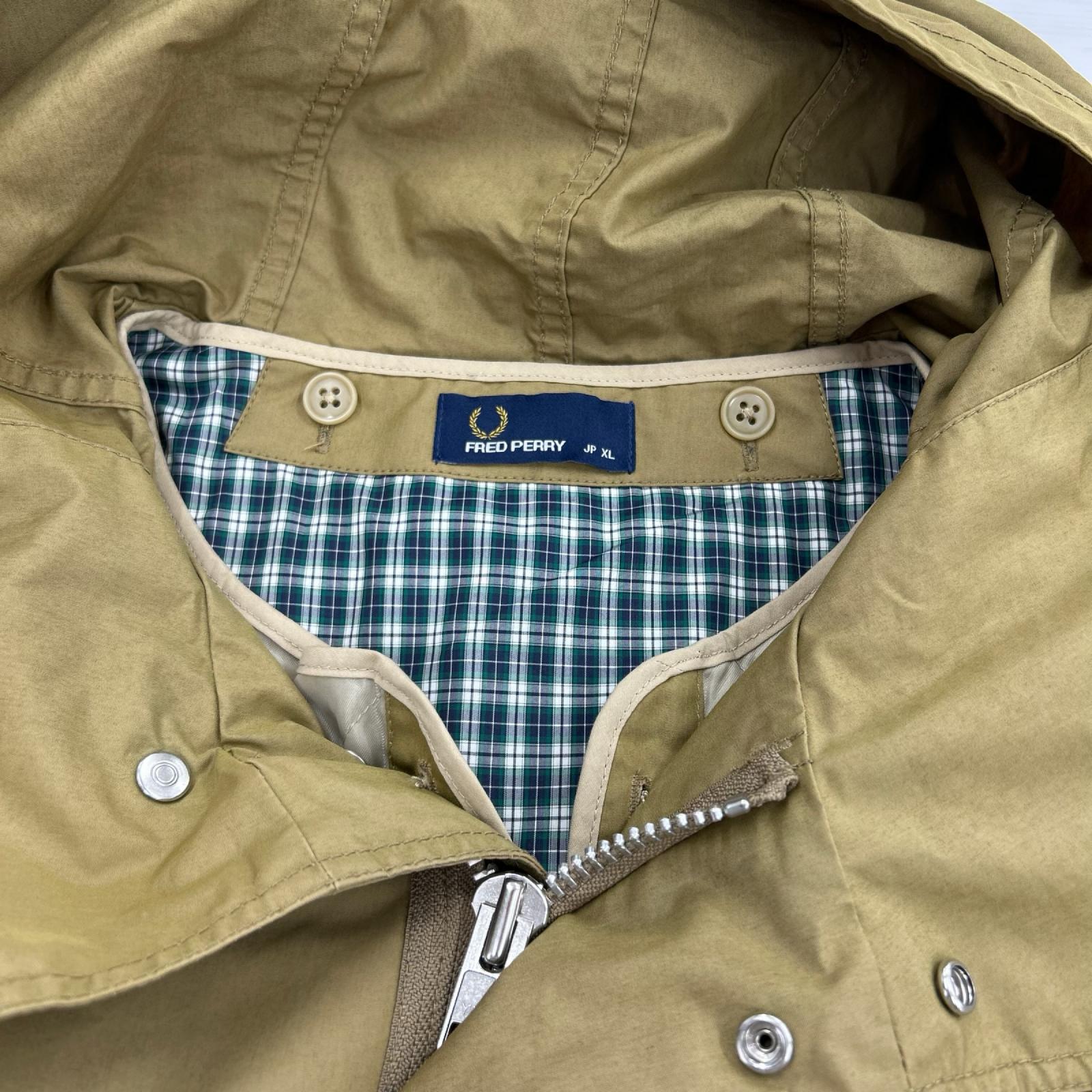 ジャケット FRED PERRY モッズパーカー F2366 カーキ (XL) カーキ