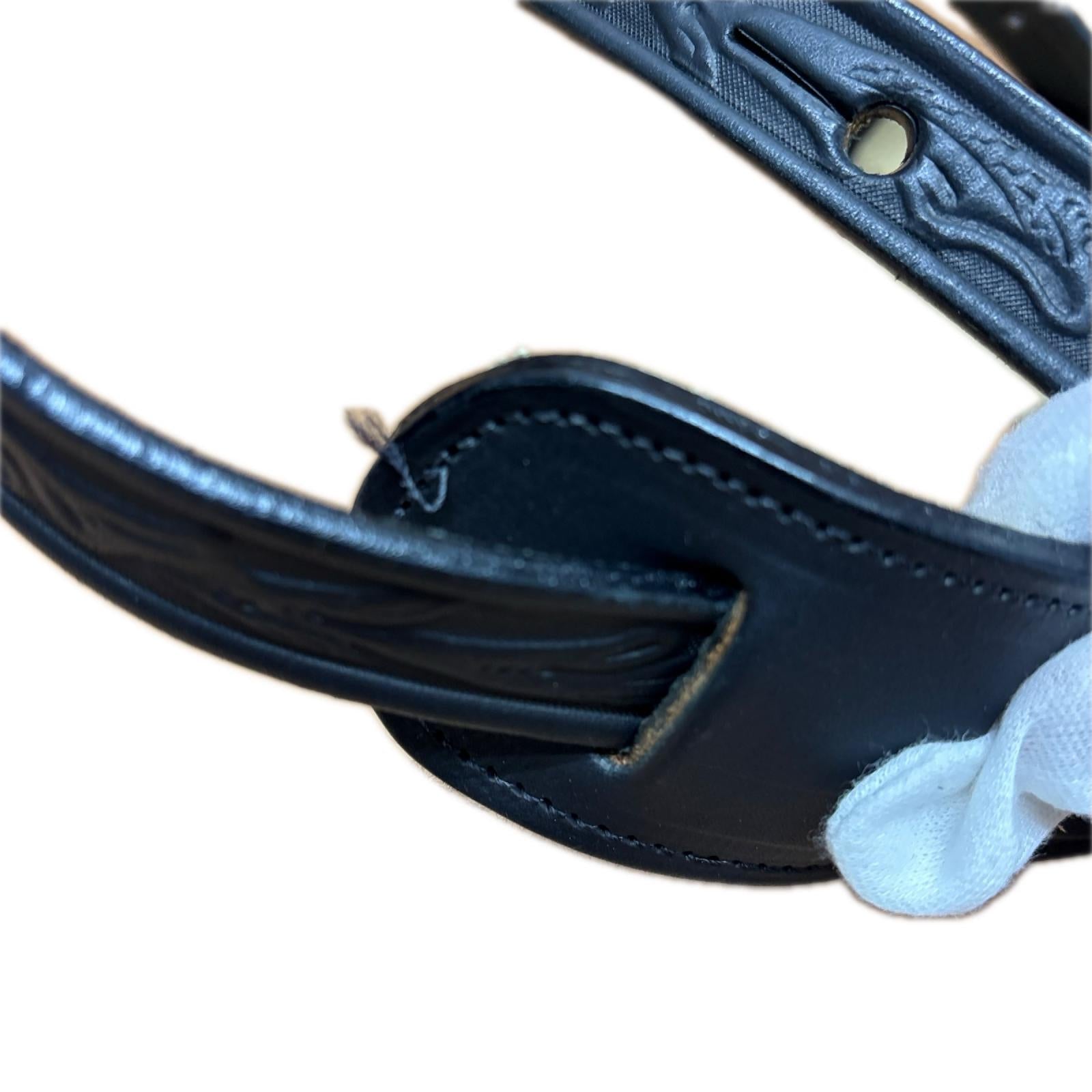 LONGHOLLOW LEATHER ギターレザーストラップ 楽器アクセサリー