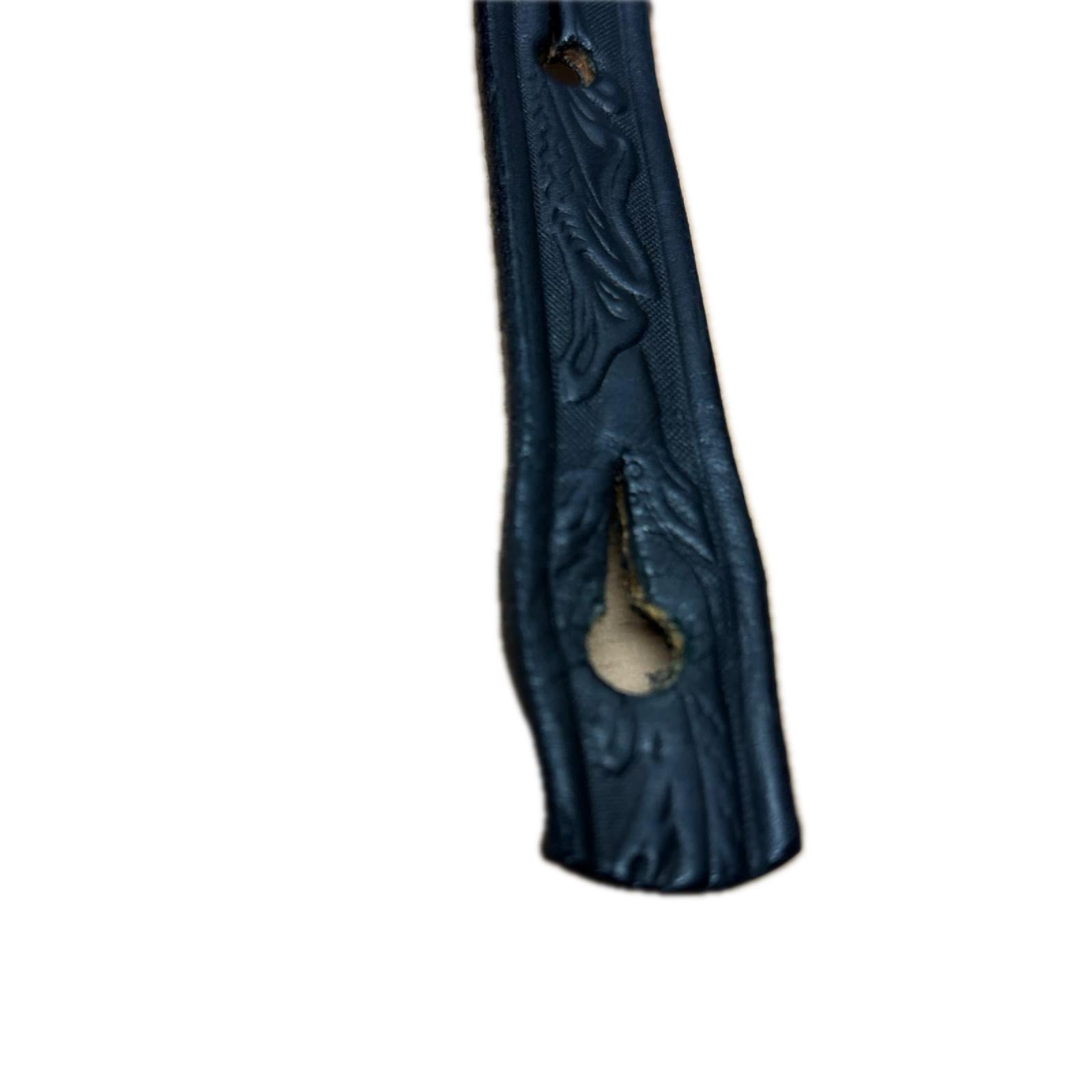 LONGHOLLOW LEATHER ギターレザーストラップ 楽器アクセサリー