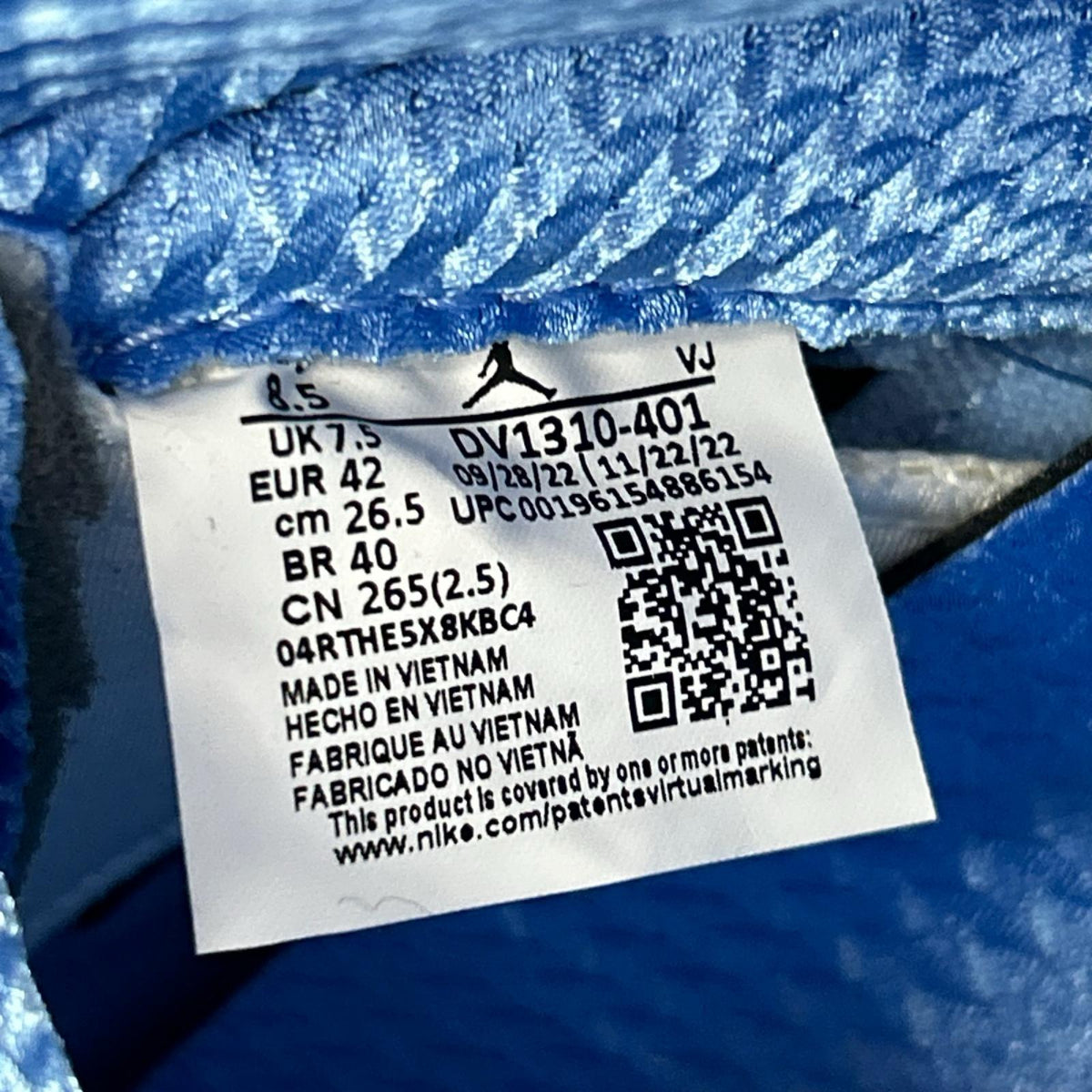 スニーカー Air Jordan 5 Retro SE "University Blue" 26.5cm (US8 1/2 UK8 EU43) ブルー