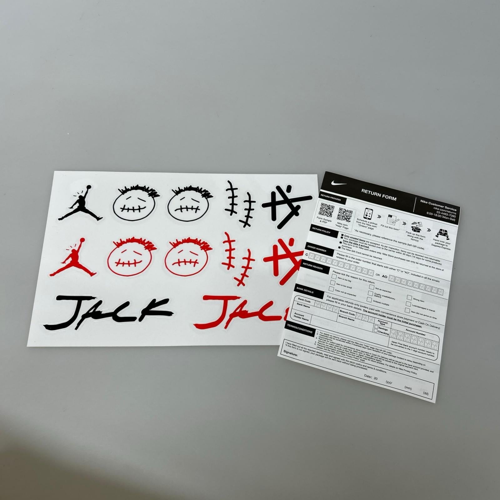 スニーカー Jordan JumpmanJack×TravisScott 26.5cm (US8 1/2 UK8 EU43)