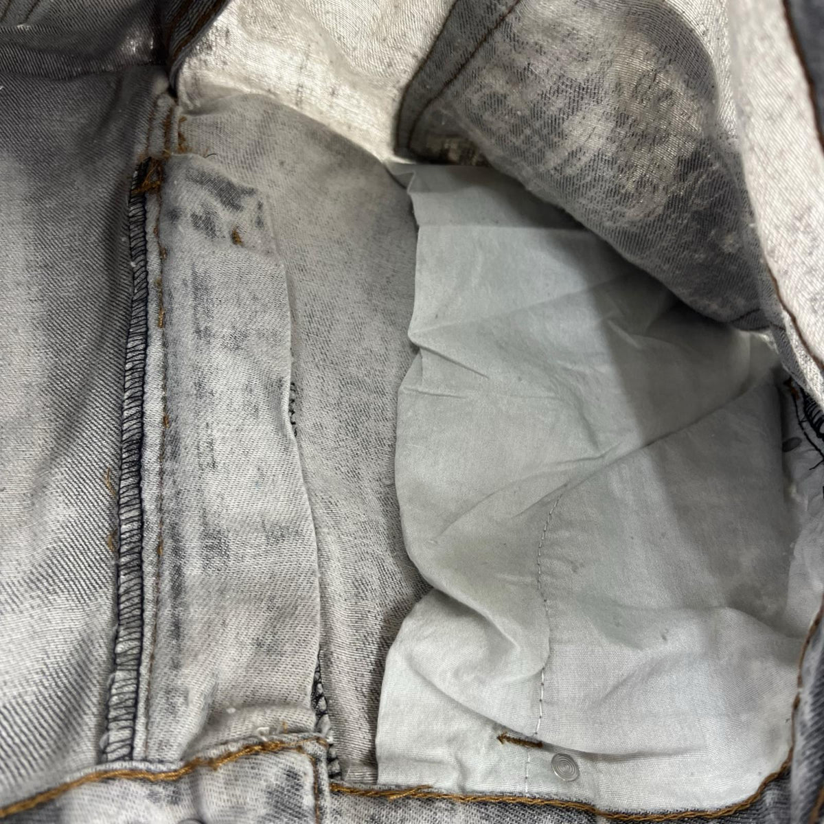 デニムパンツ SOLO JEANS ウォッシュデニム W36 BLK 36 ブラック