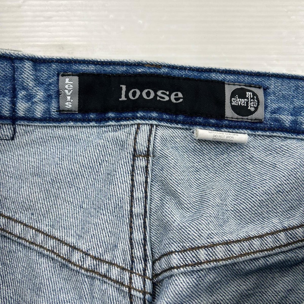 デニムパンツ silverTab loose W33 L32 33 ブルー