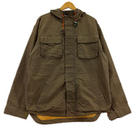 マウンテンパーカー 90s フィッシングナイロンジャケット M BRW M ブラウン