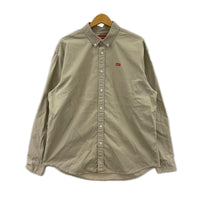 長袖シャツ SMALL BOX LOGO SHIRT/ベージュ/M M ベージュ