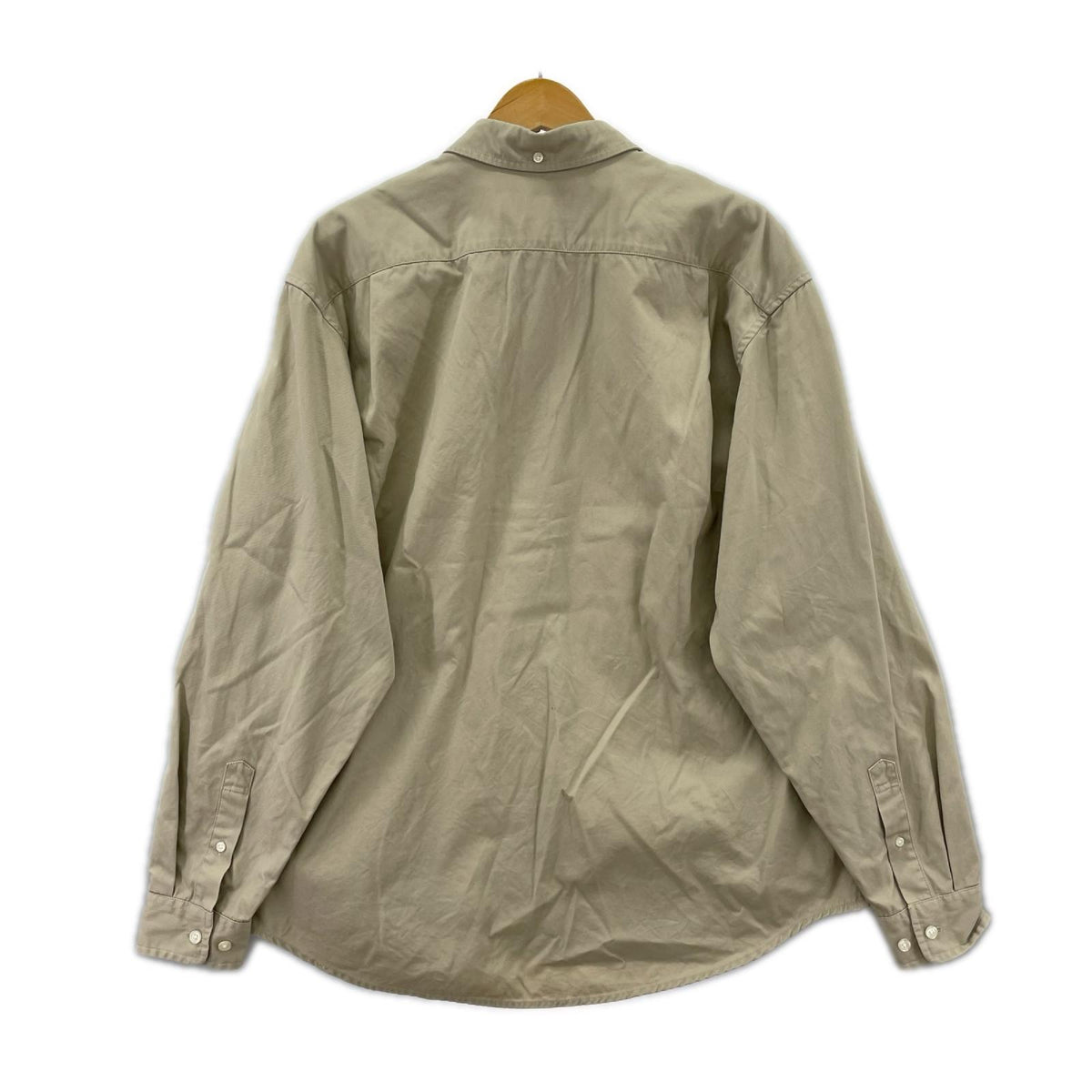 長袖シャツ SMALL BOX LOGO SHIRT/ベージュ/M M ベージュ