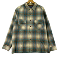 長袖シャツ 70s PENDLETON オンブレチェックシャツ L マルチカラー