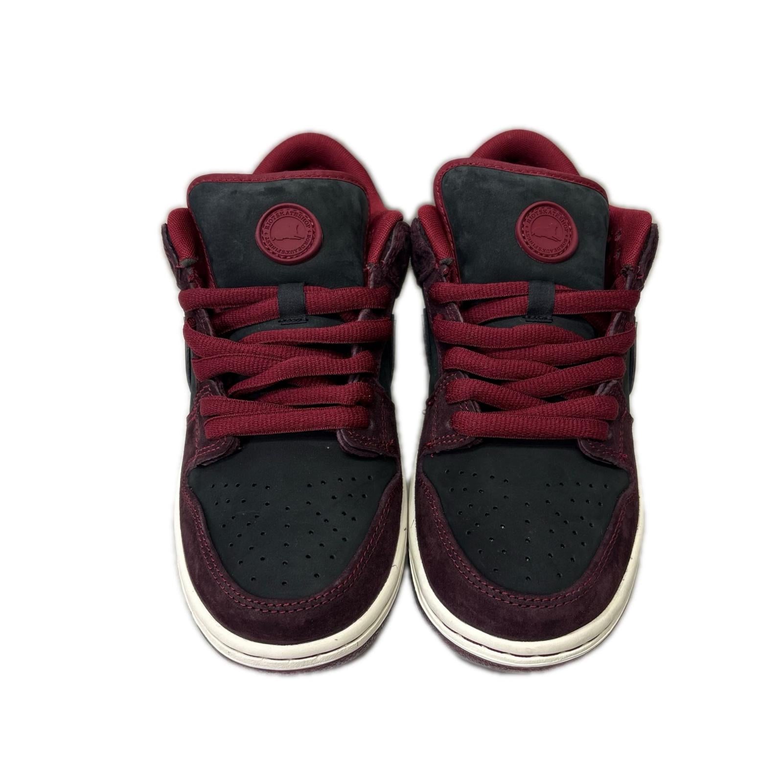 スニーカー Dunk Low Pro QS Mahogany and Team Red 25.5cm (US7 1/2 UK7 EU41) レッド