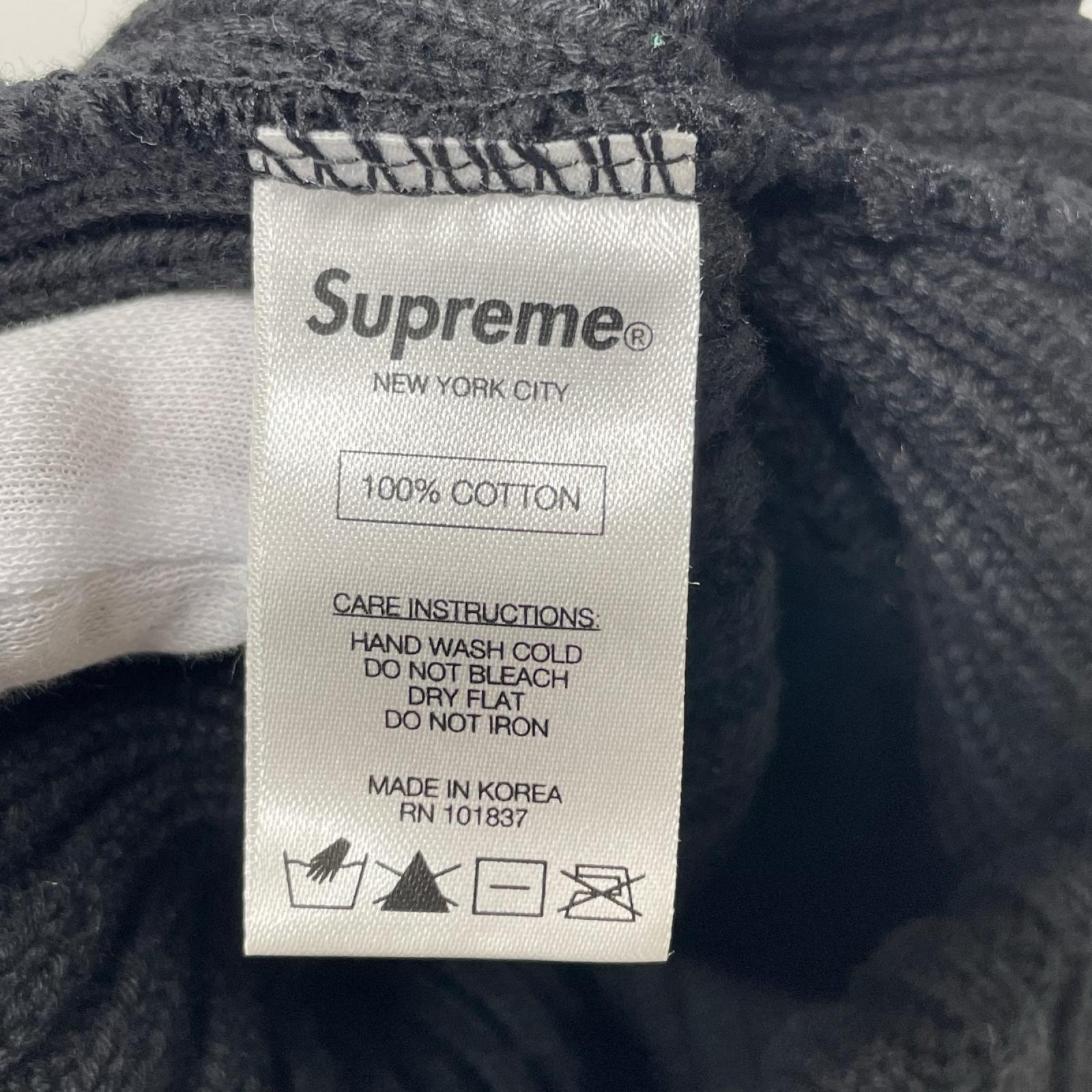 ニットキャップ Overdyed Beanie 黒 ブラック