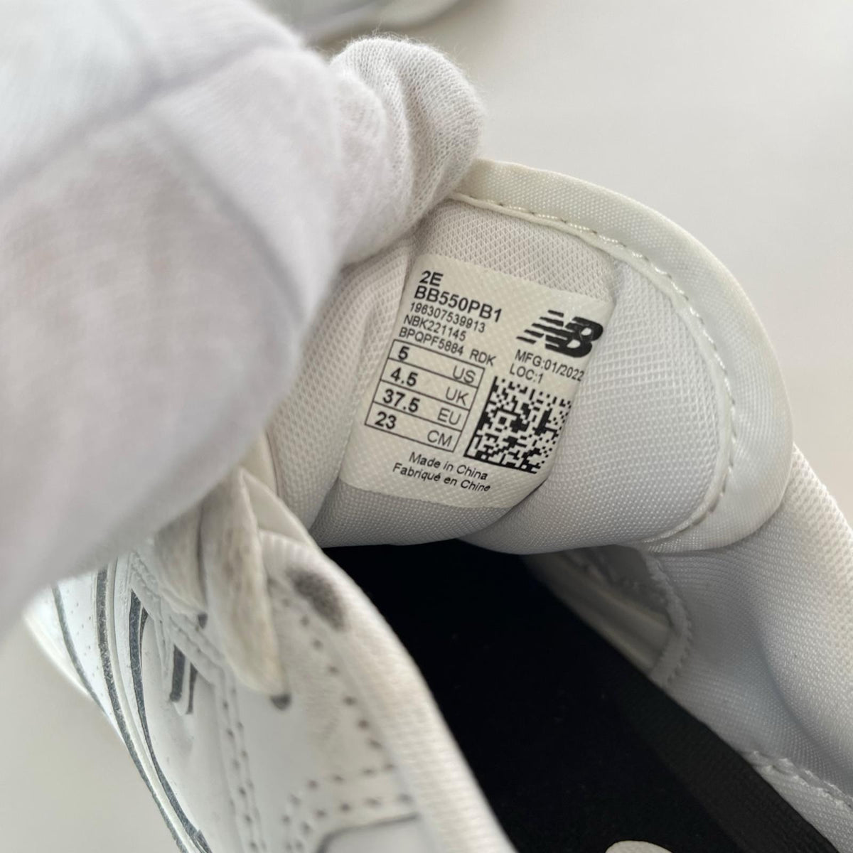 スニーカー NEW BALANCE 550 スニーカーWH 23.0 23cm (US5 UK4 1/2 EU36) ホワイト