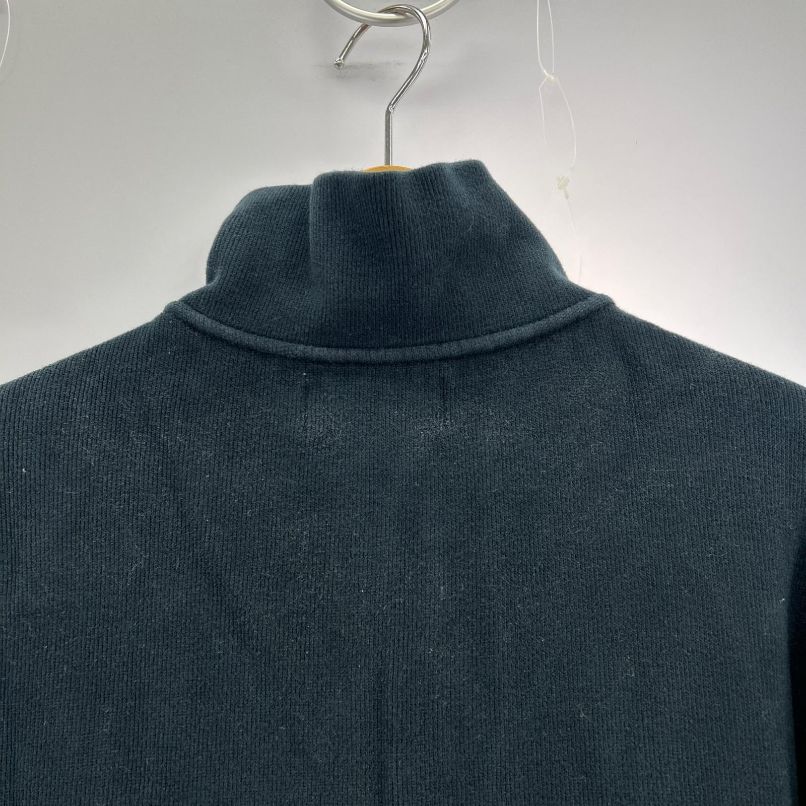 スウェット ハーフジップニット NVY L L ネイビー