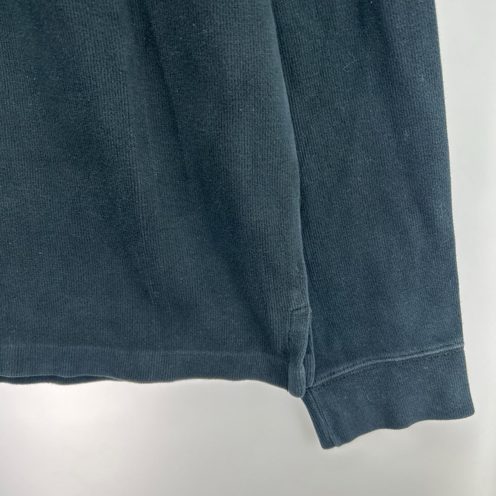 スウェット ハーフジップニット NVY L L ネイビー