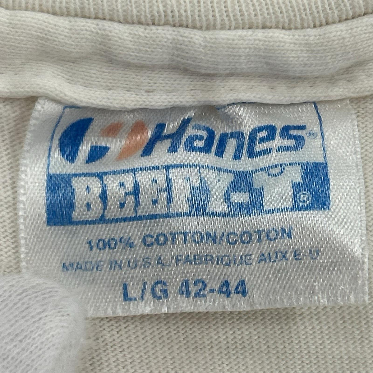 半袖Tシャツ 90s HAMES MOTEL Tee WHT L L ホワイト
