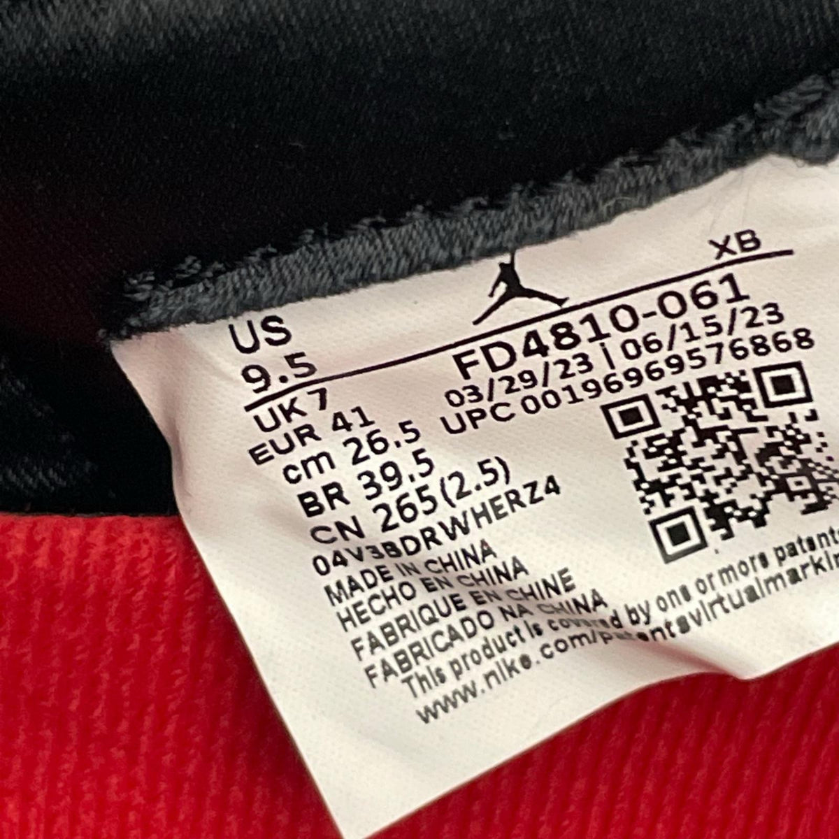 スニーカー WMNS AIR JORDAN 1 RETRO HIGH OG 26.5cm 26.5cm (US8 1/2 UK8 EU43)