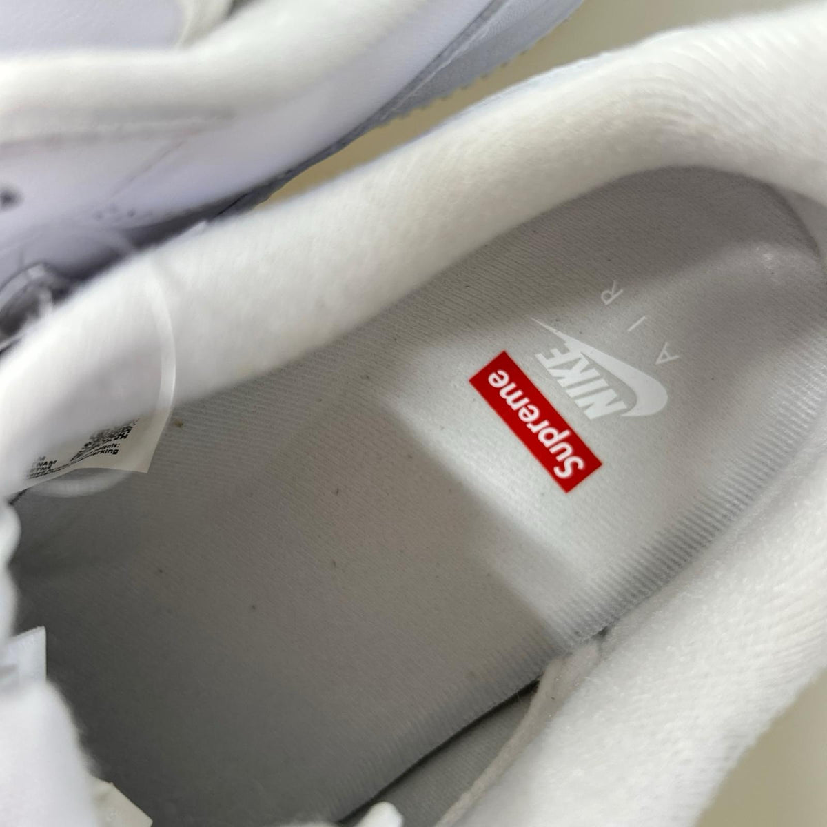 スニーカー ×Supreme AIR FORCE 1 LOW White 25.0cm 25cm (US7 UK6 1/2 EU40) ホワイト