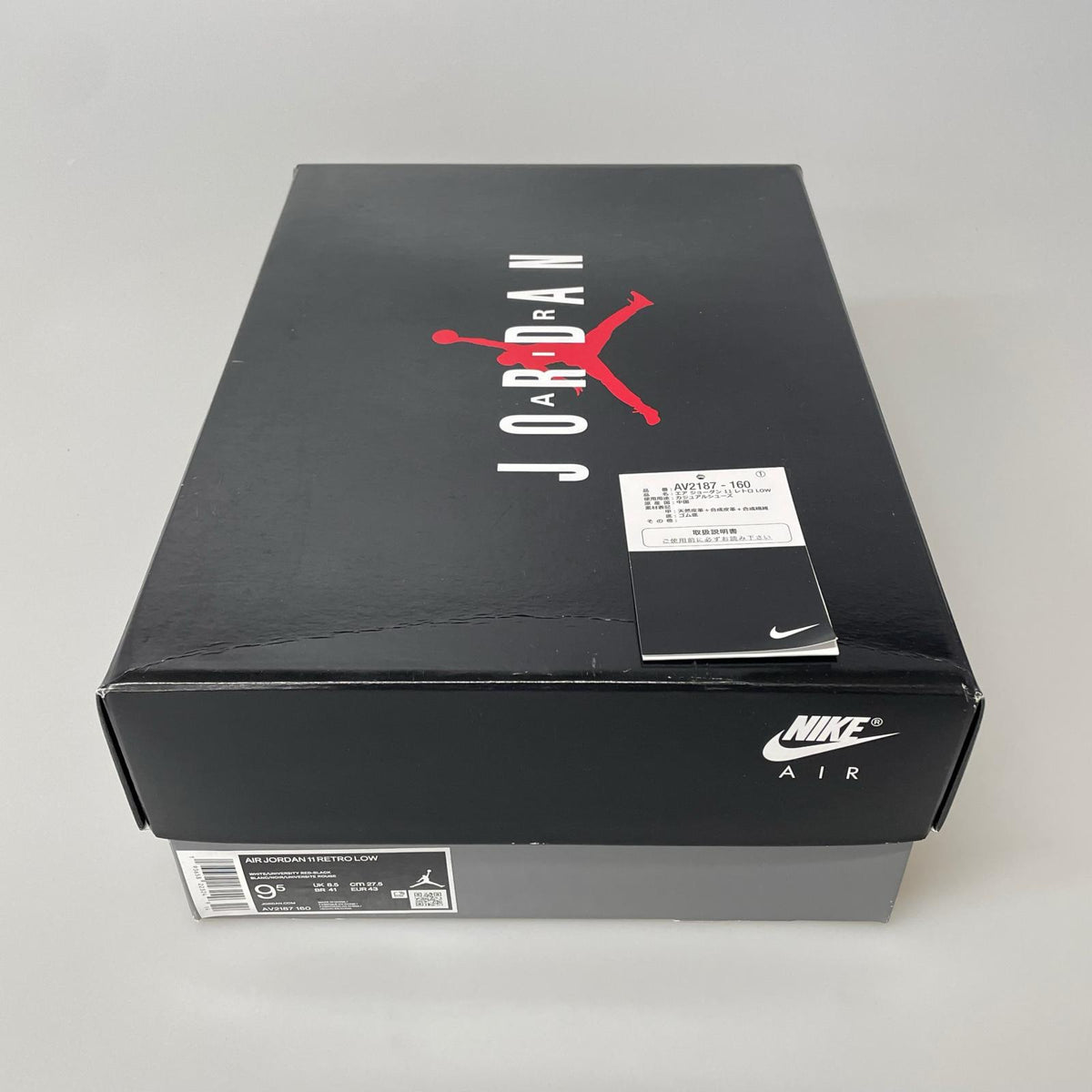 スニーカー AIR JORDAN 11 RETRO LOW 27.5cm (US9 1/2 UK9 EU45) ブラック