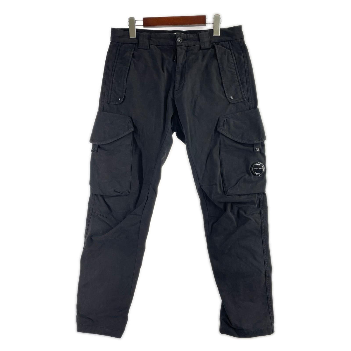 パンツ Stretch Satin Lens Cargo Pants 46 ブラック