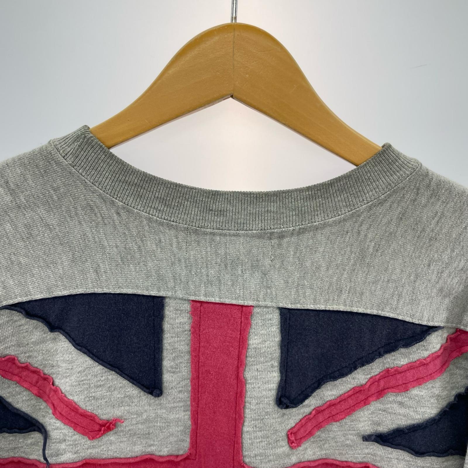 スウェット Champion ユニオンジャック グレー(M) S グレー